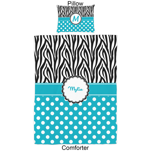 Dots & Zebra Comforter Set - Twin - Approval