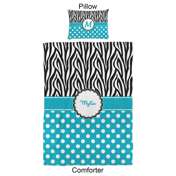 Dots & Zebra Comforter Set - Twin XL - Approval