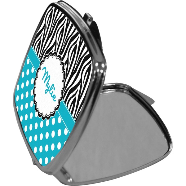 Dots & Zebra Compact Mirror (Side View)