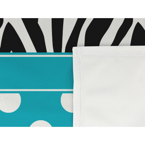 Dots & Zebra Cooling Towel- Detail