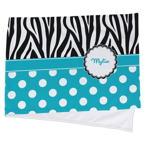 Custom Dots & Zebra Cooling Towel (Personalized)
