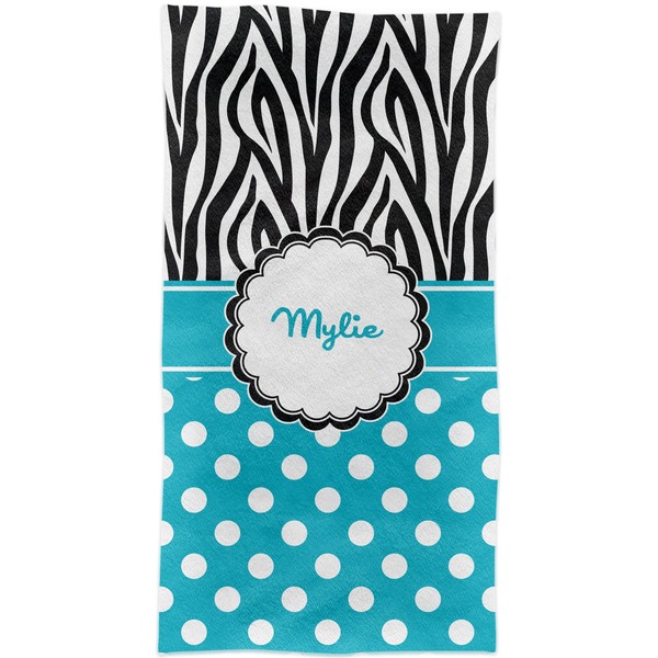 Dots & Zebra Crib Comforter/Quilt - Apvl