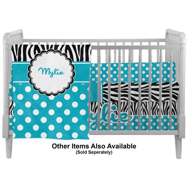 Dots & Zebra Crib - Profile Sold Seperately