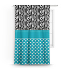 Dots & Zebra Curtain Panel - Custom Size