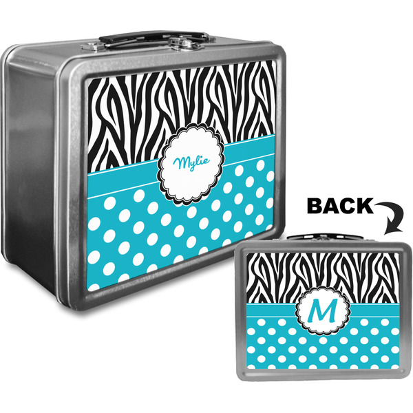 Dots & Zebra Custom Lunch Box / Tin Approval