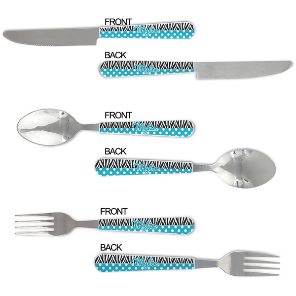 Dots & Zebra Cutlery Set - APPROVAL