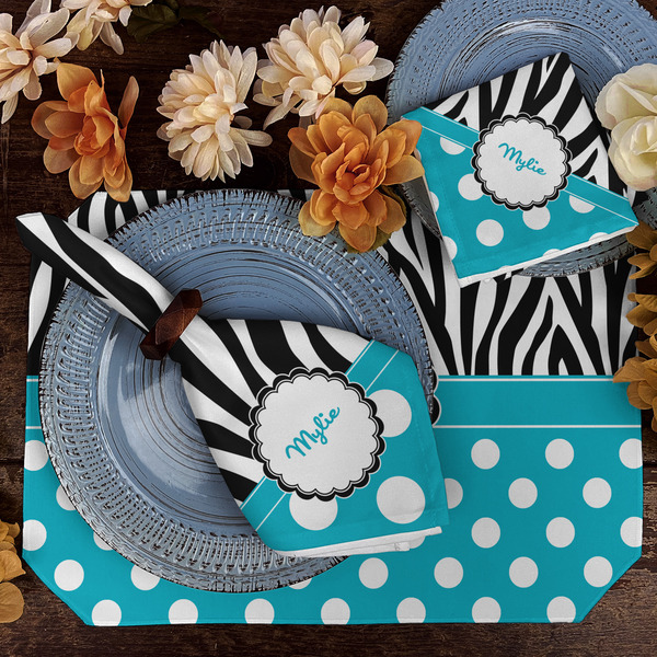 Dots & Zebra Dining Set