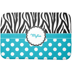 Dots & Zebra Dish Drying Mat (Personalized)