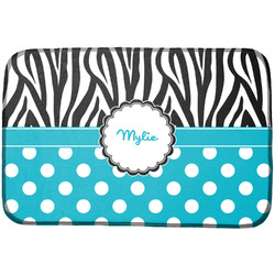 Dots & Zebra Dish Drying Mat (Personalized)
