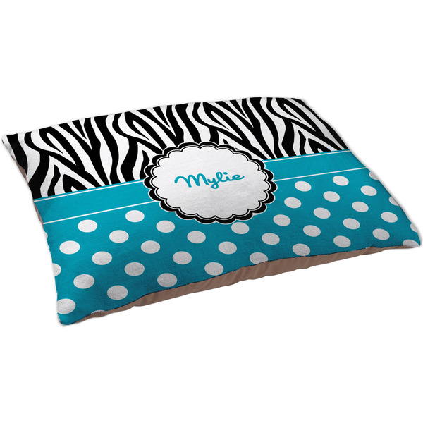 Dots & Zebra Dog Bed - Large