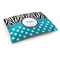 Dots & Zebra Dog Bed - Medium w/ Name or Text