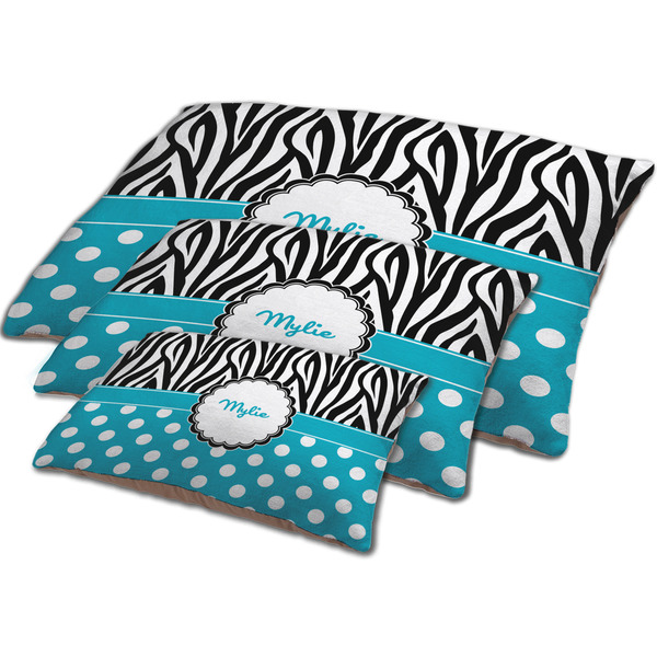 Dots & Zebra Dog Beds - MAIN (sm, med, lrg)