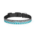 Dots & Zebra Dog Collar - Large (Personalized)