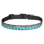 Dots & Zebra Dog Collar (Personalized)