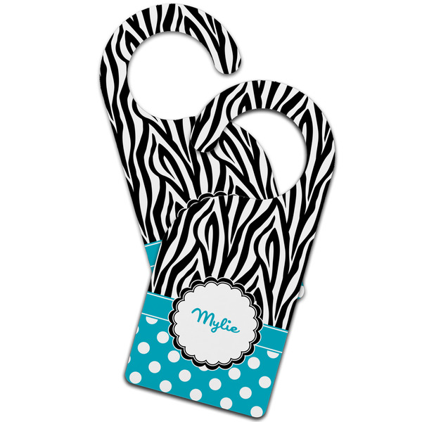 Dots & Zebra Door Hanger - MAIN