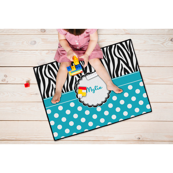 Dots & Zebra Door Mats - LIFESTYLE kid
