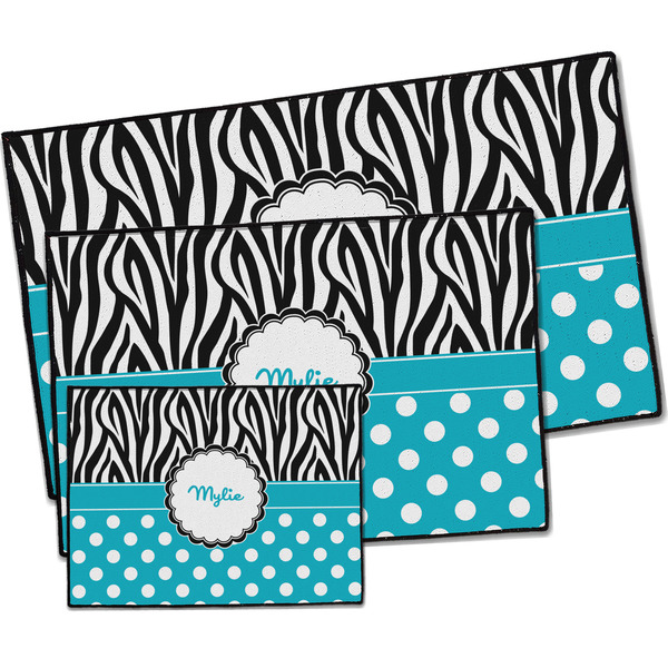 Dots & Zebra Door Mats - PARENT MAIN
