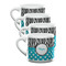 Dots & Zebra Double Shot Espresso Mugs - Set of 4 Front