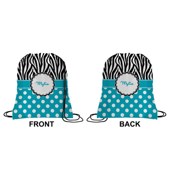 Dots & Zebra Drawstring Backpack