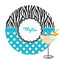 Dots & Zebra Drink Topper - Large - Single with Drink