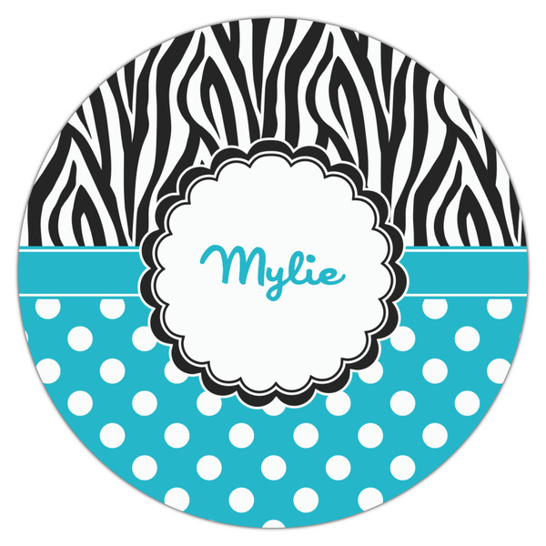 Dots & Zebra Drink Topper - Large - Single