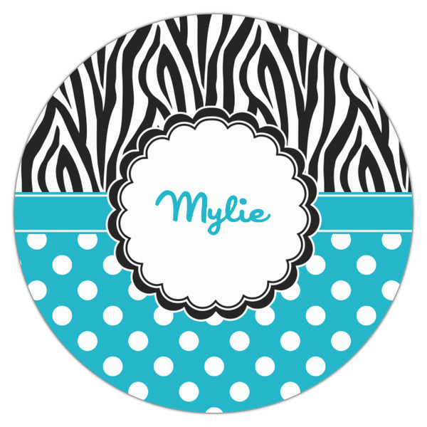 Dots & Zebra Drink Topper - Small - Single