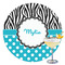 Dots & Zebra Drink Topper - XLarge - Single with Drink