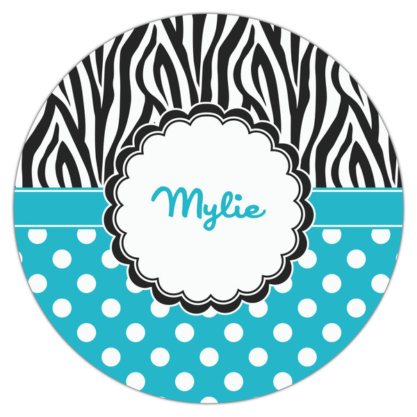 Dots & Zebra Drink Topper - XLarge - Single