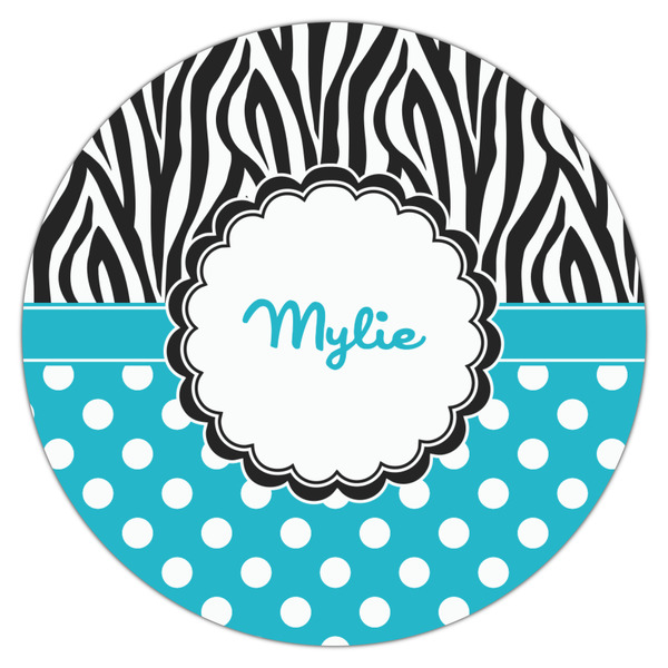 Dots & Zebra Drink Topper - XSmall - Single