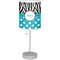 Dots & Zebra Lamp with Drum Shade (Personalized)