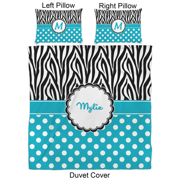 Dots & Zebra Duvet Cover Set - Queen - Approval