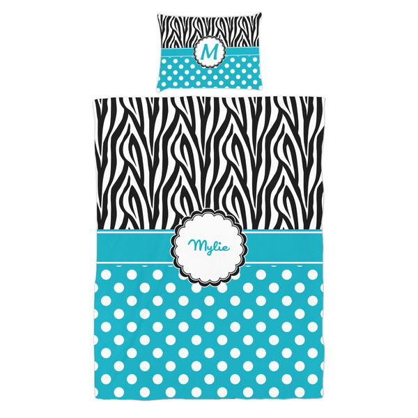 Dots & Zebra Duvet Cover Set - Twin - Alt Approval