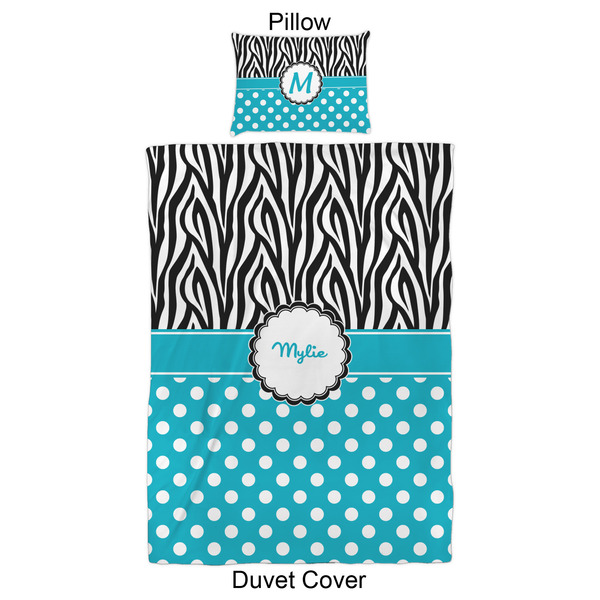 Dots & Zebra Duvet Cover Set - Twin XL - Approval