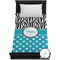 Dots & Zebra Duvet Cover - Twin XL (Personalized)