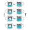 Dots & Zebra Espresso Cup Set of 4 - Apvl