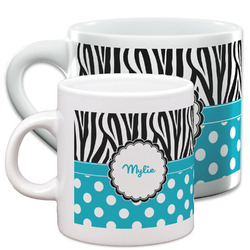 Dots & Zebra Espresso Cup (Personalized)
