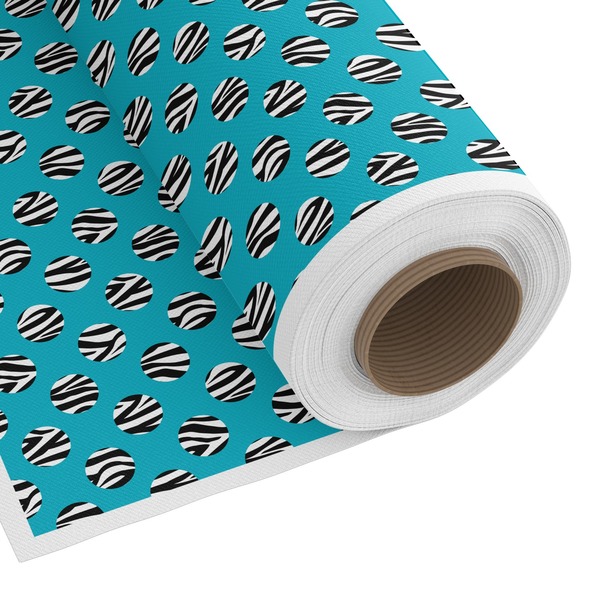 Custom Dots & Zebra Fabric by the Yard - Spun Polyester Poplin