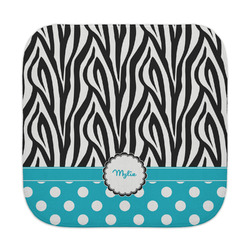Dots & Zebra Face Towel (Personalized)