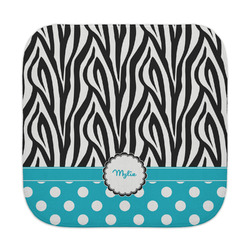 Dots & Zebra Face Towel (Personalized)