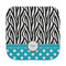 Dots & Zebra Face Cloth-Rounded Corners