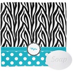 Dots & Zebra Washcloth (Personalized)