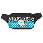 Dots & Zebra Fanny Pack - Modern Style (Personalized)