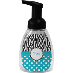 Dots & Zebra Foam Soap Bottle (Personalized)