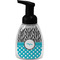 Dots & Zebra Foam Soap Bottle - Black (Personalized)