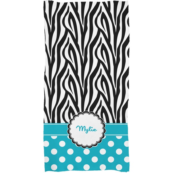 Dots & Zebra Full Sized Bath Towel - Apvl