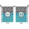 Dots & Zebra Garden Flag - Double Sided Front and Back