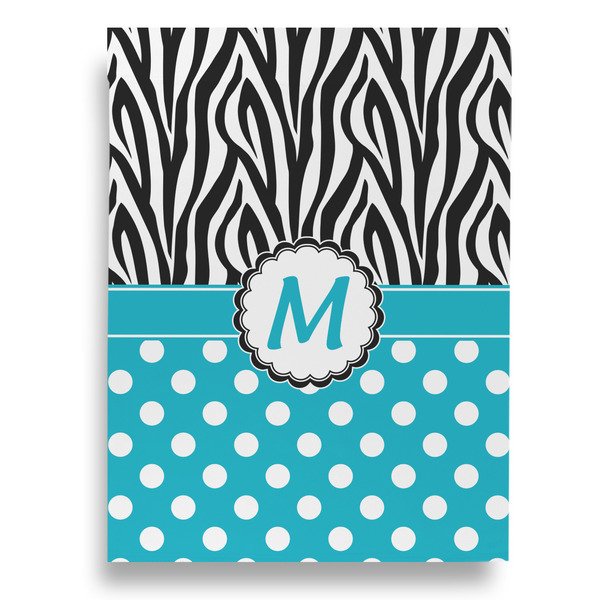 Dots & Zebra Garden Flags - Large - Double Sided - BACK