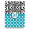 Dots & Zebra Garden Flags - Large - Double Sided - BACK