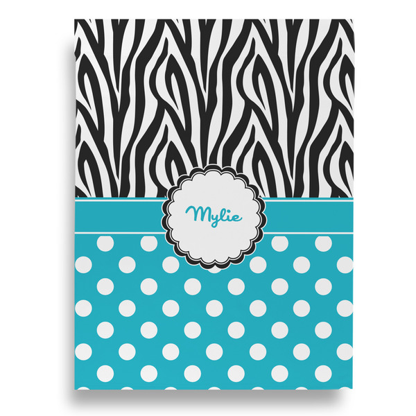 Dots & Zebra Garden Flags - Large - Single Sided - FRONT