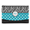 Dots & Zebra Genuine Leather Womens Wallet - Front/Main